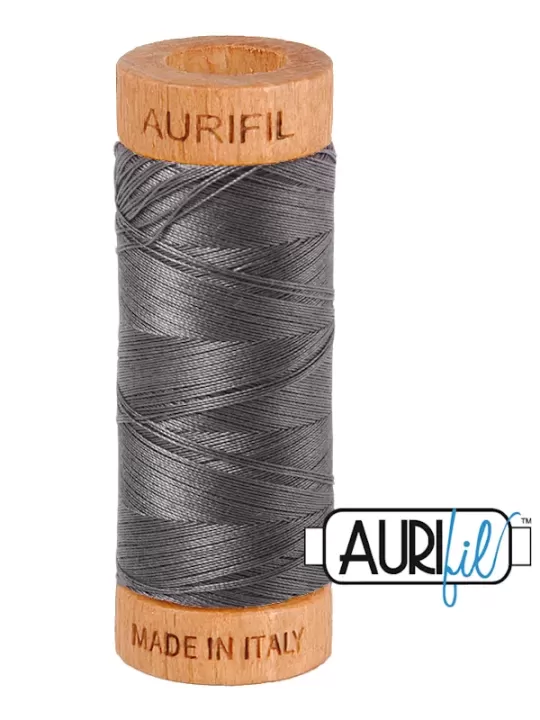 Fil Coton Mako 80 Aurifil 5004 Grey Smoke