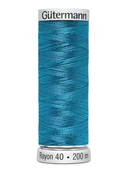 GÜTERMANN RAYON 40 N° 1095 Turquoise