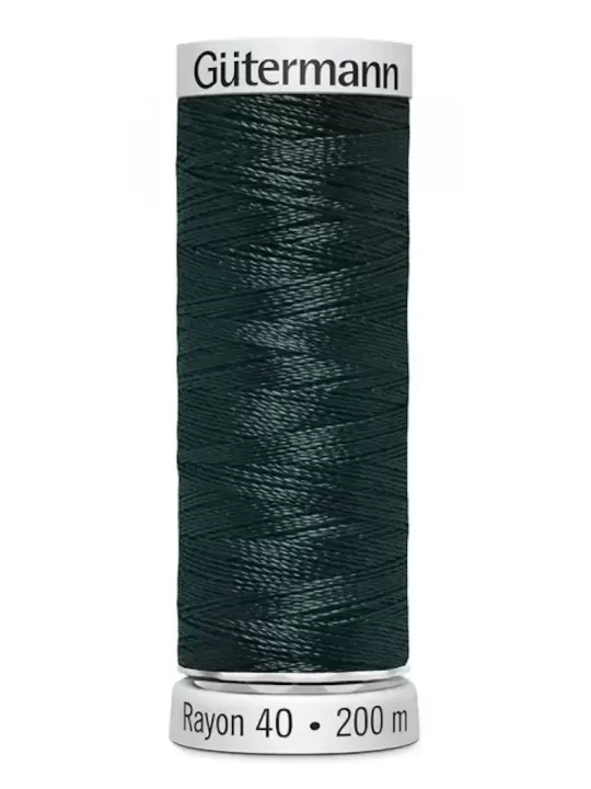 GÜTERMANN RAYON 40 N° 1536 Midnight Teal