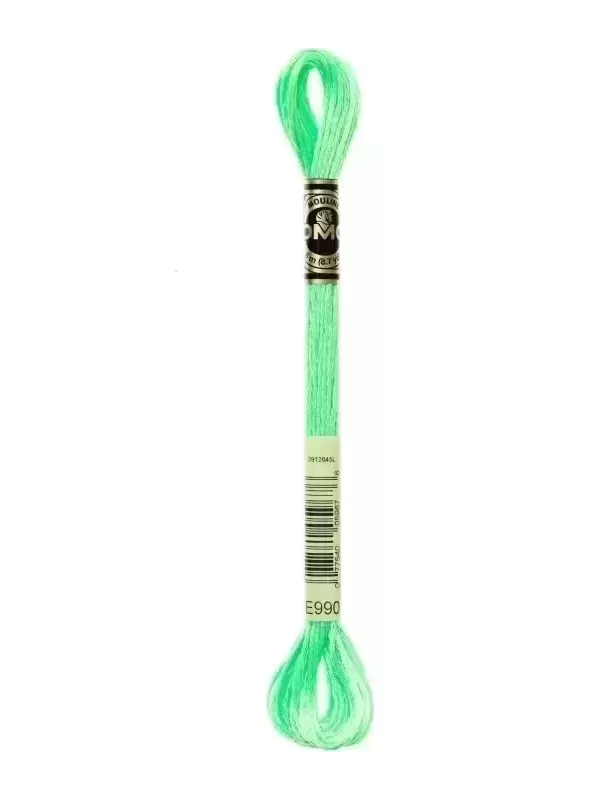 DMC Mouliné Effet Lumière (Art. 317W) E990 Vert néon