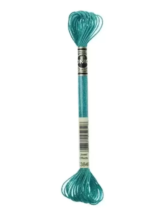 DMC Mouliné Effet Lumière (Art. 317W) E3849 Vert turquoise