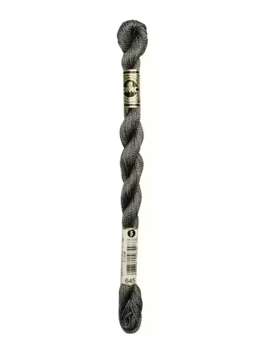 DMC Coton Perlé N° 5 (Art. 115) 645 Renne gris