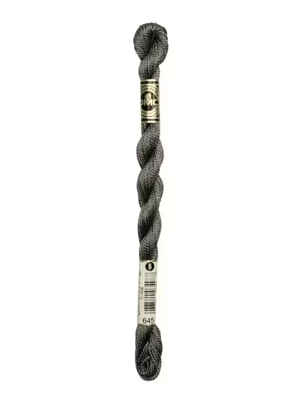 DMC Coton Perlé N° 5 (Art. 115) 645 Renne gris