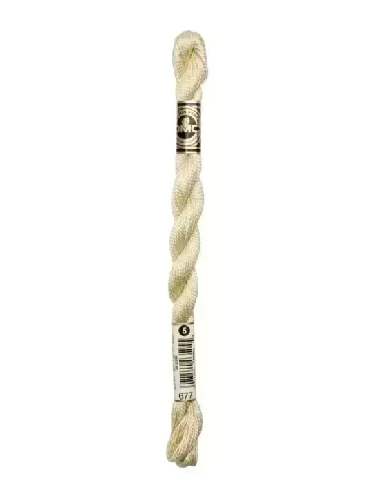 DMC Coton Perlé N° 5 (Art. 115) 677 Sable