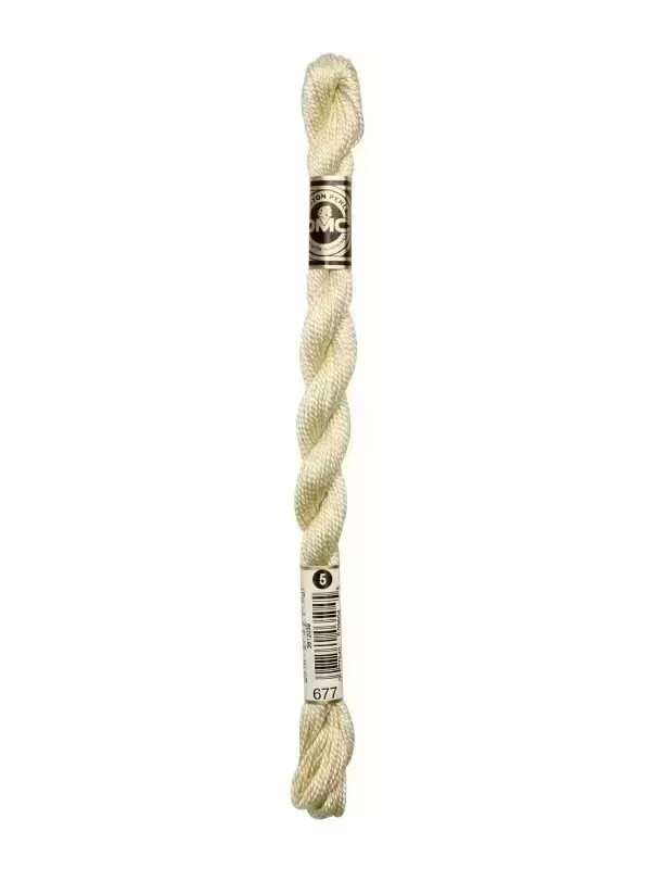 DMC Coton Perlé N° 5 (Art. 115) 677 Sable