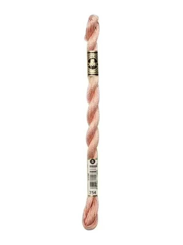 DMC Coton Perlé N° 5 (Art. 115) 754 Beige rosé