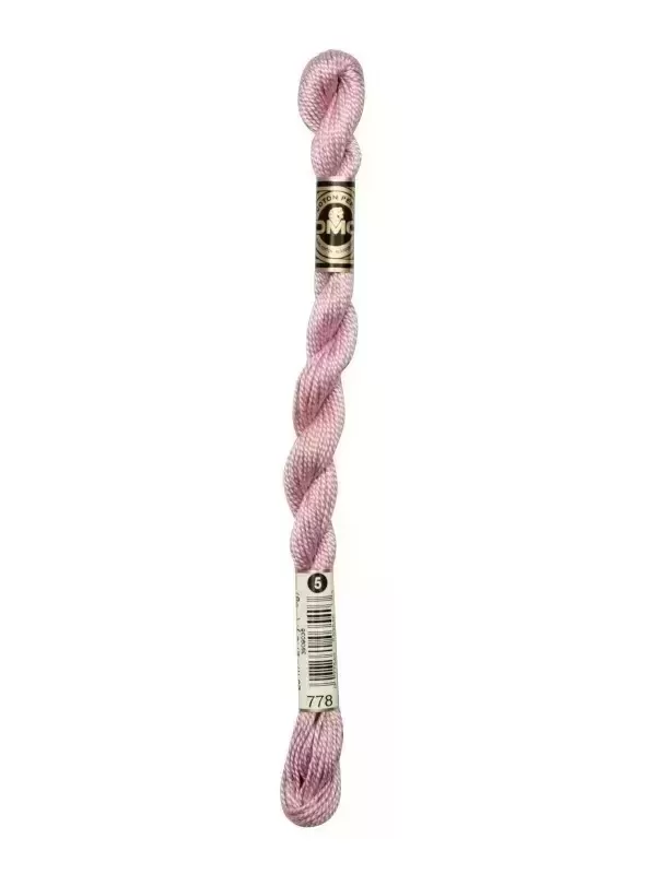 DMC Coton Perlé N° 5 (Art. 115) 778 Rose poivré