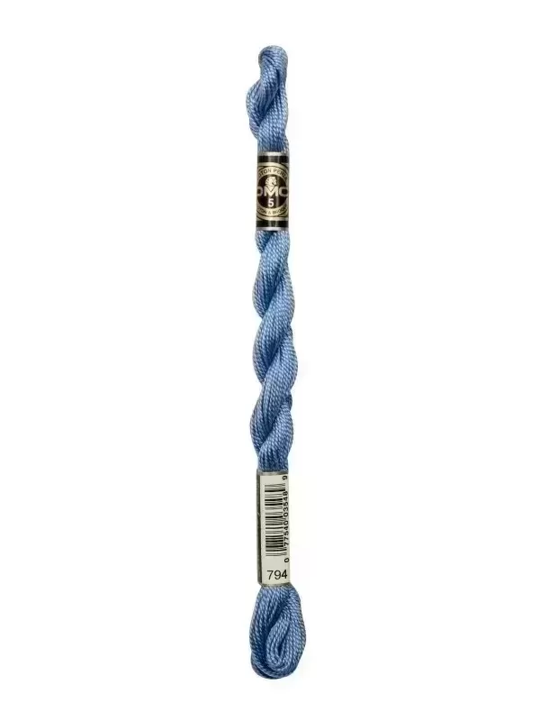 DMC Coton Perlé N° 5 (Art. 115) 794 Bleu layette