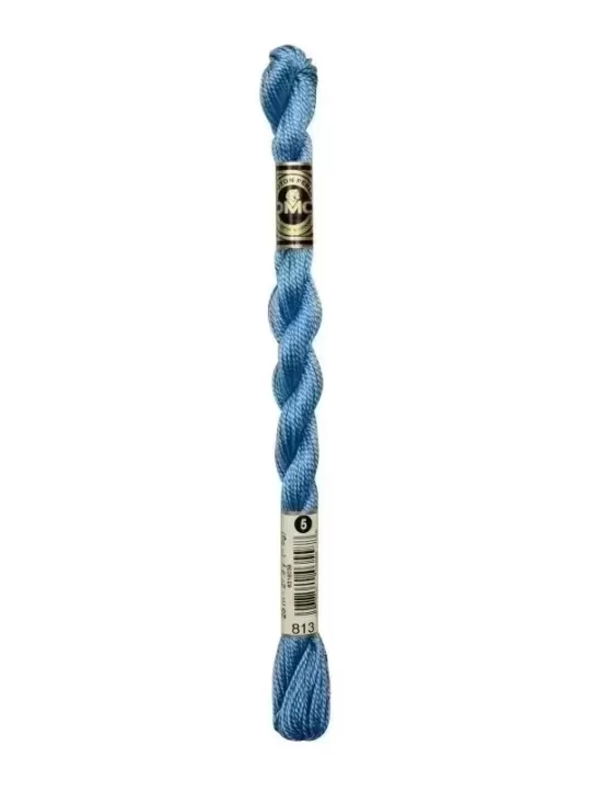 DMC Coton Perlé N° 5 (Art. 115) 813 Bleu gauloise