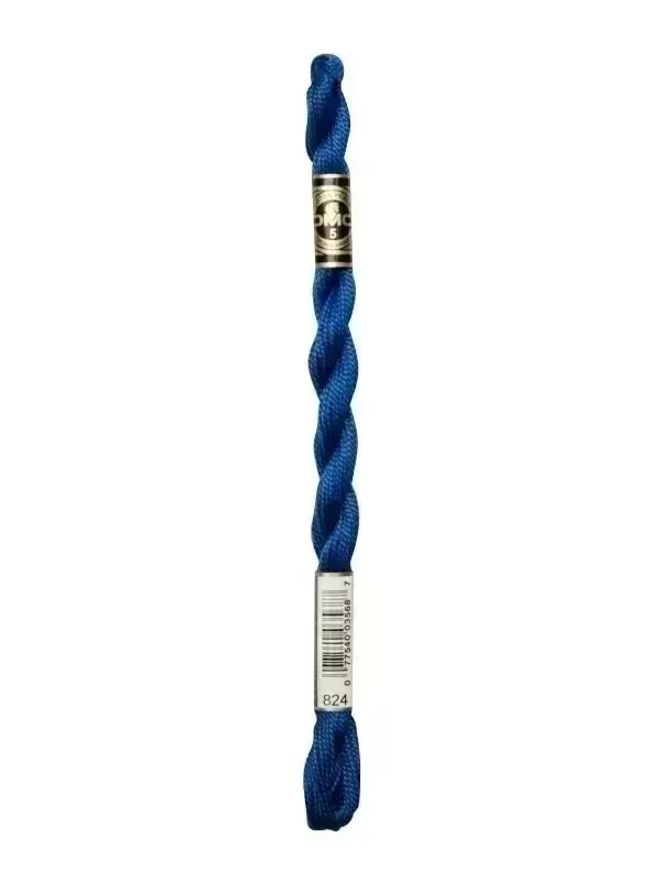 DMC Coton Perlé N° 5 (Art. 115) 824 Bleu océan