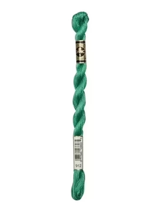 DMC Coton Perlé N° 5 (Art. 115) 912 Vert menthe à l'eau
