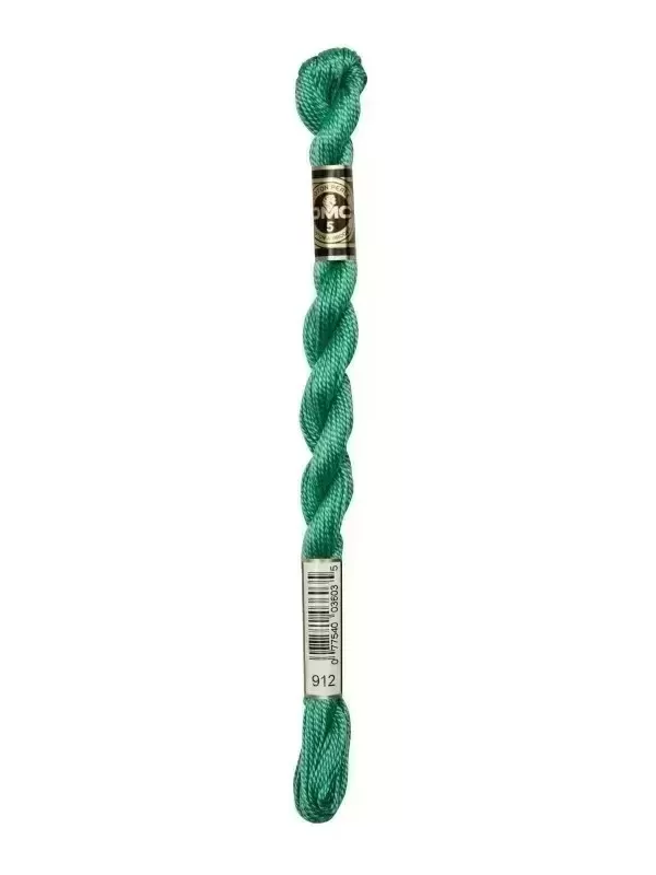 DMC Coton Perlé N° 5 (Art. 115) 912 Vert menthe à l'eau