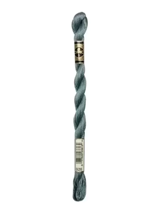 DMC Coton Perlé N° 5 (Art. 115) 926 Gris vert