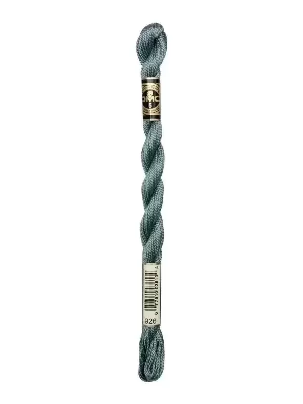 DMC Coton Perlé N° 5 (Art. 115) 926 Gris vert