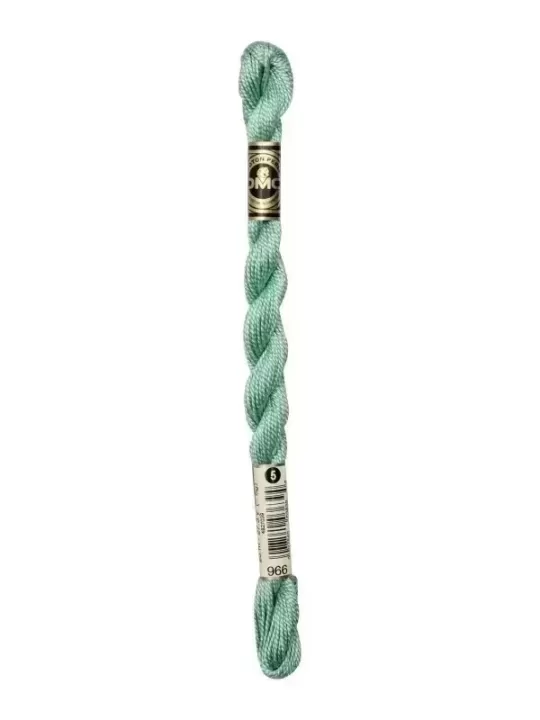 DMC Coton Perlé N° 5 (Art. 115) 966 Vert tendre