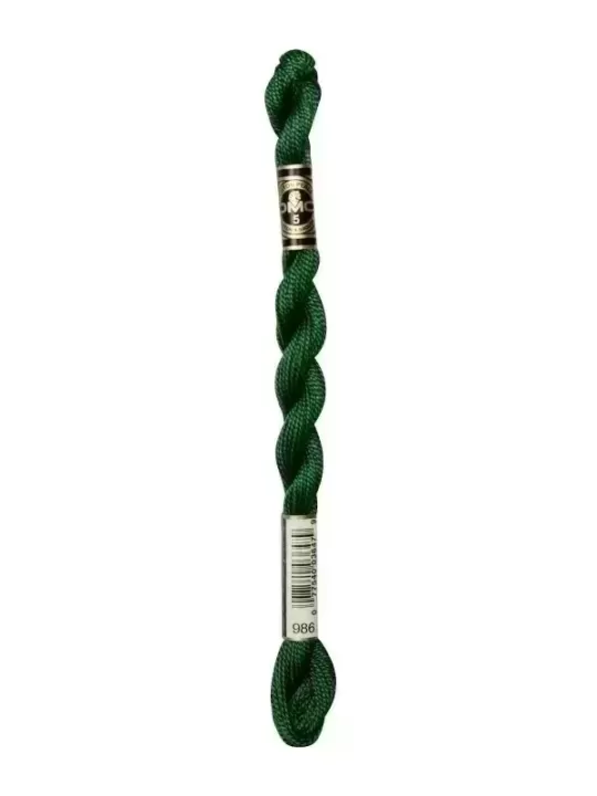 DMC Coton Perlé N° 5 (Art. 115) 986 Vert buis