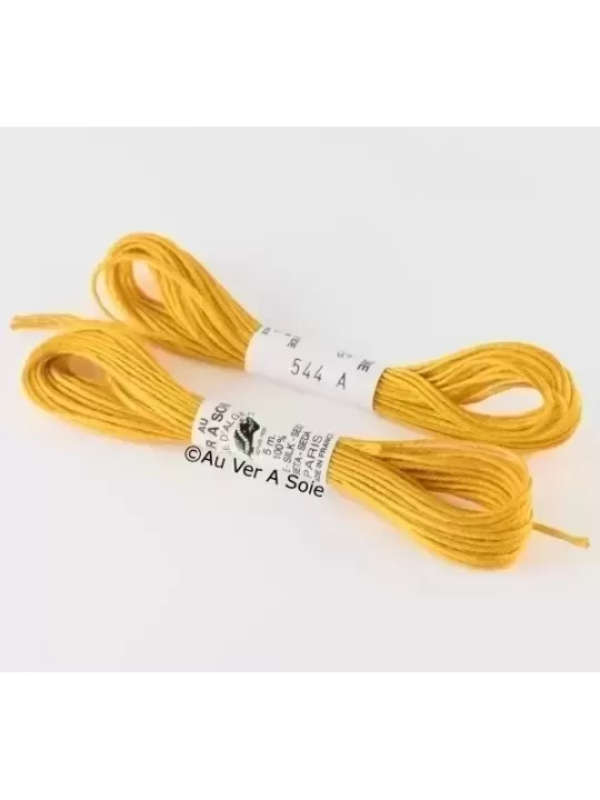 AU VER À SOIE - SOIE D'ALGER Maïs rouge N° 544