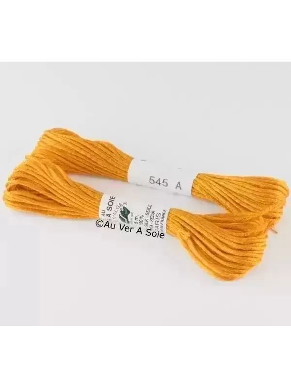 AU VER À SOIE - SOIE D'ALGER Maïs rouge N° 545