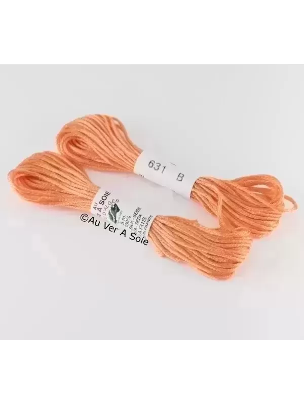 AU VER À SOIE - SOIE D'ALGER Pêche N° 631