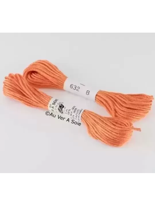 AU VER À SOIE - SOIE D'ALGER Pêche N° 632