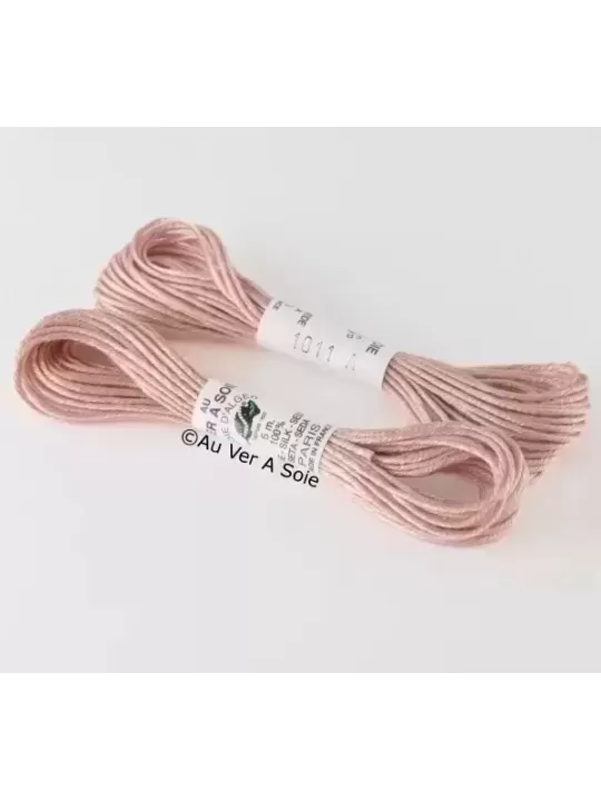 AU VER À SOIE - SOIE D'ALGER Rose de Chine N° 1011