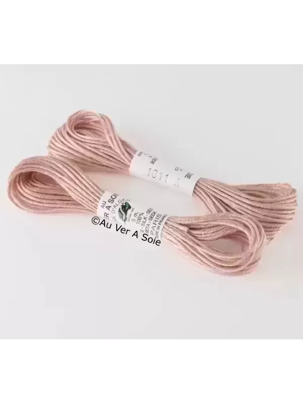 AU VER À SOIE - SOIE D'ALGER Rose de Chine N° 1011