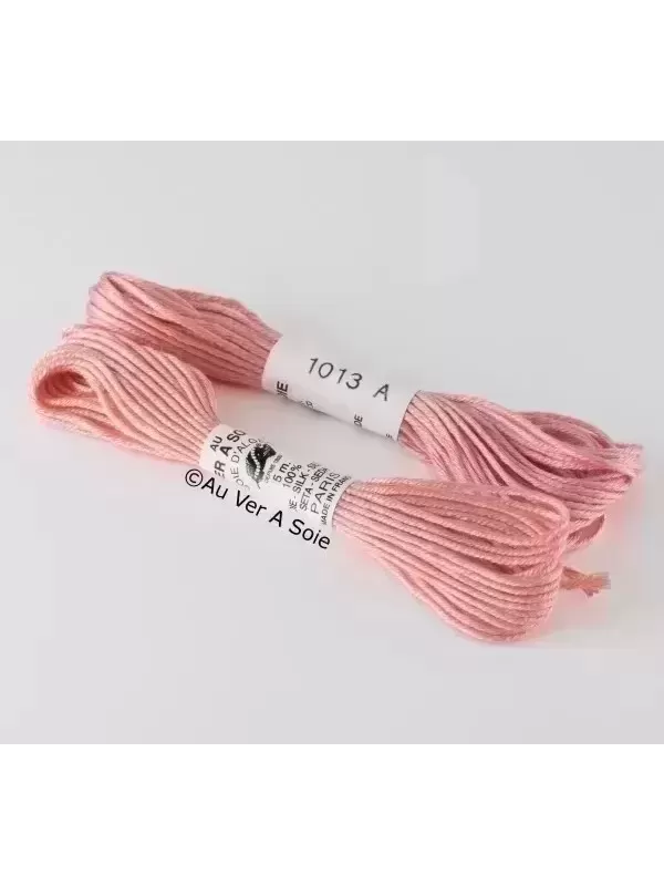 AU VER À SOIE - SOIE D'ALGER Rose de Chine N° 1013