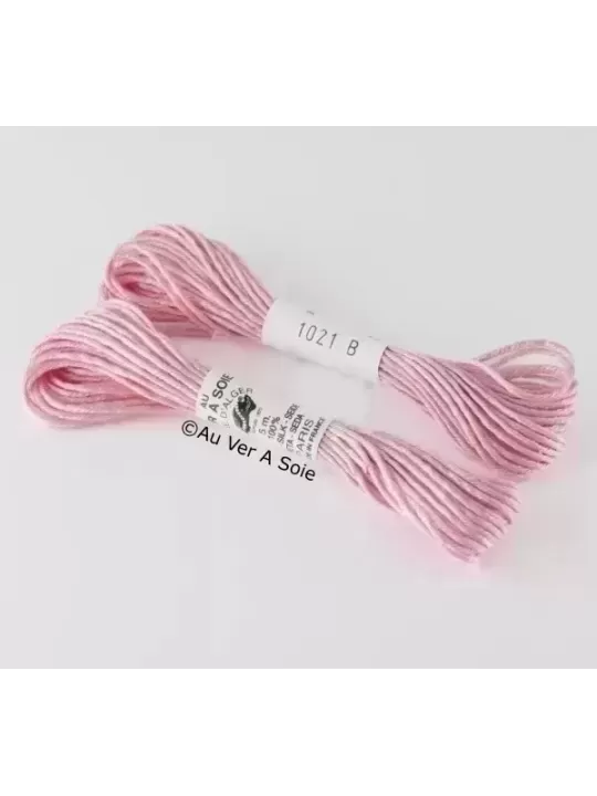AU VER À SOIE - SOIE D'ALGER Rose fin N° 1021