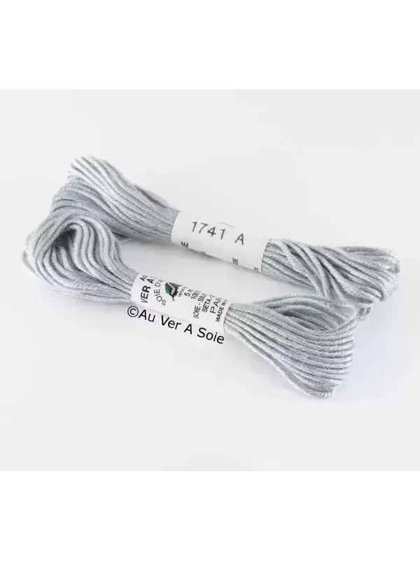 AU VER À SOIE - SOIE D'ALGER Bleu indien N° 1741