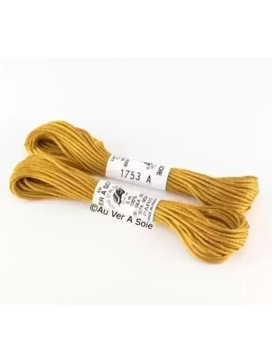 AU VER À SOIE - SOIE D'ALGER Bouton d'Or n° 1753