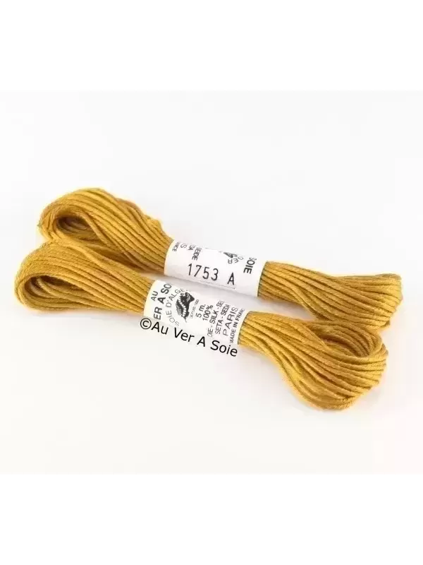 AU VER À SOIE - SOIE D'ALGER Bouton d'Or n° 1753
