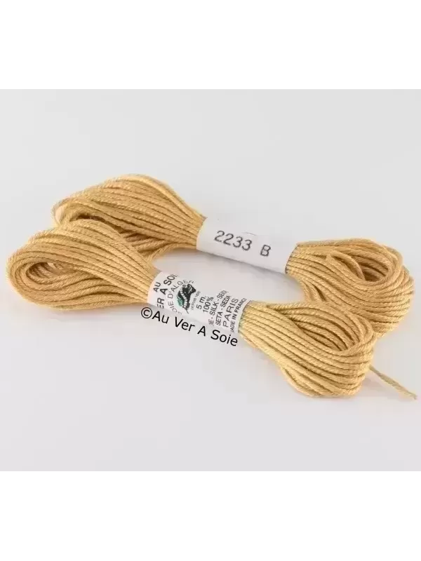 AU VER À SOIE - SOIE D'ALGER Bronze vert N° 2233