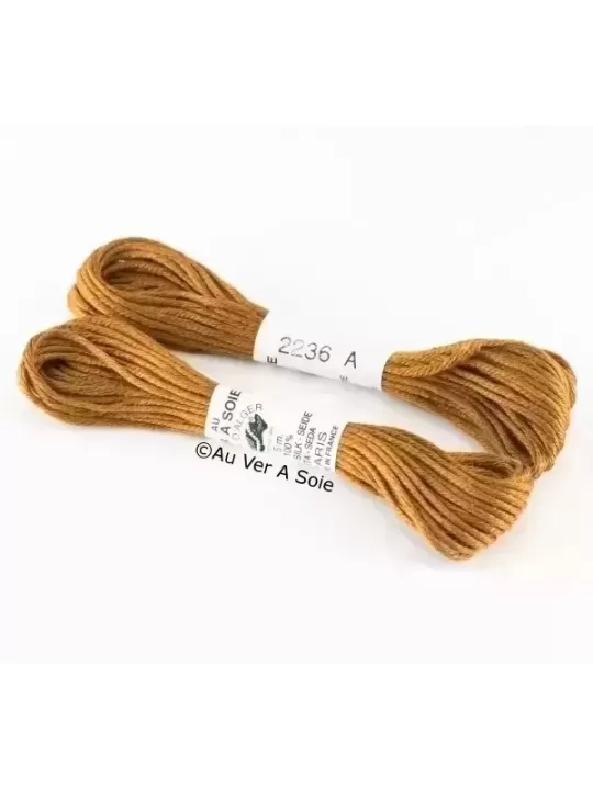AU VER À SOIE - SOIE D'ALGER Bronze vert N° 2236