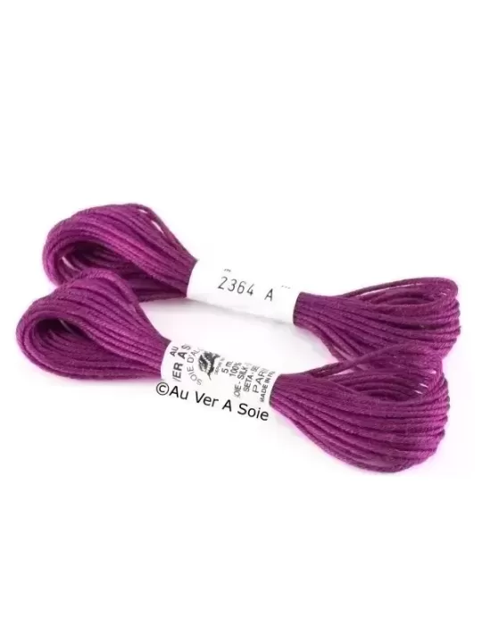 AU VER À SOIE - SOIE D'ALGER Rouge Violet n° 2364