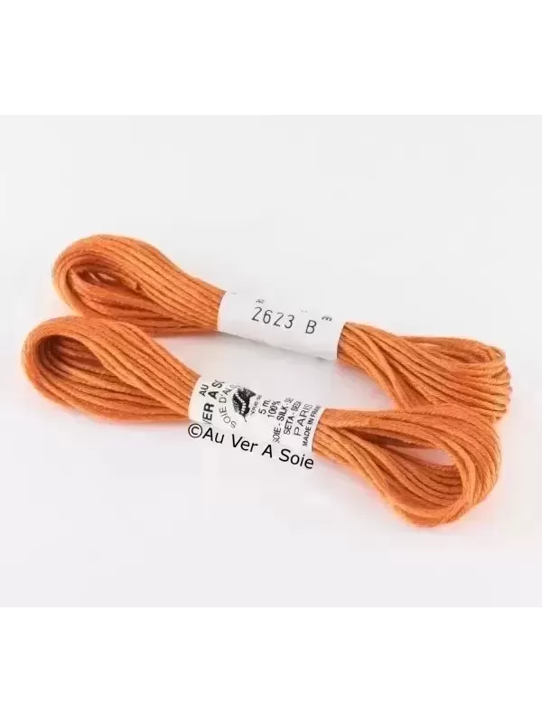 AU VER À SOIE - SOIE D'ALGER Acajou N° 2623