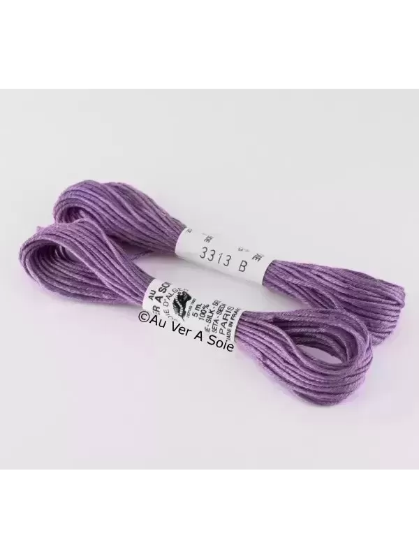 AU VER À SOIE - SOIE D'ALGER Lilas n° 3313