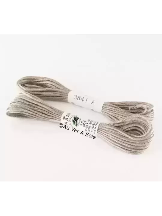 AU VER À SOIE - SOIE D'ALGER Gris argent N° 3841