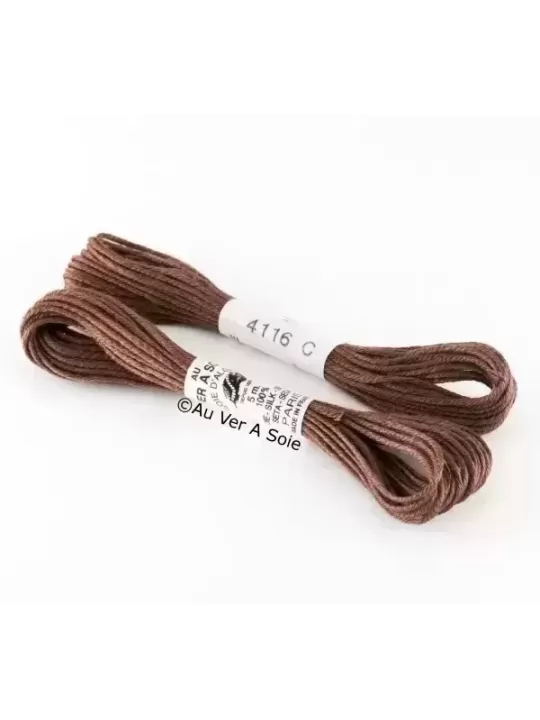 AU VER À SOIE - SOIE D'ALGER Gris ramier N° 4116