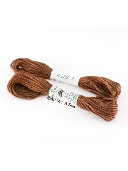 AU VER À SOIE - SOIE D'ALGER Marron N° 4122
