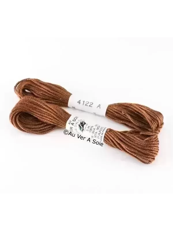 AU VER À SOIE - SOIE D'ALGER Marron N° 4122