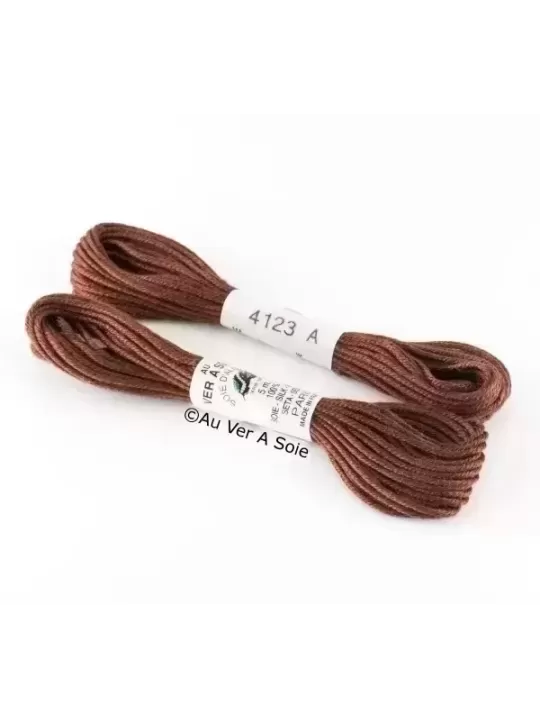 AU VER À SOIE - SOIE D'ALGER Marron N° 4123