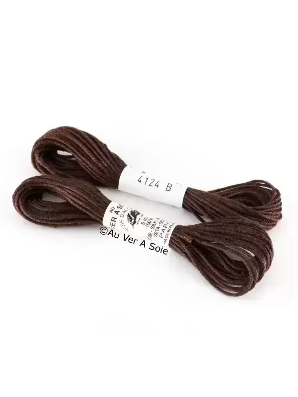 AU VER À SOIE - SOIE D'ALGER Marron N° 4124