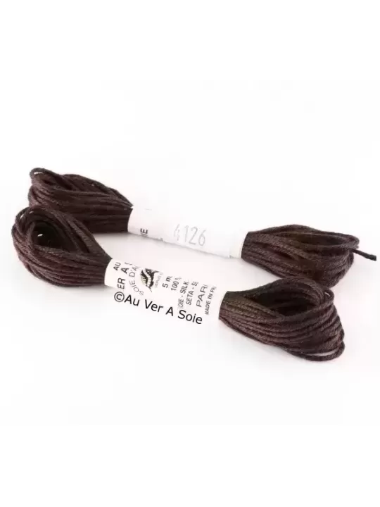 AU VER À SOIE - SOIE D'ALGER Marron N° 4126