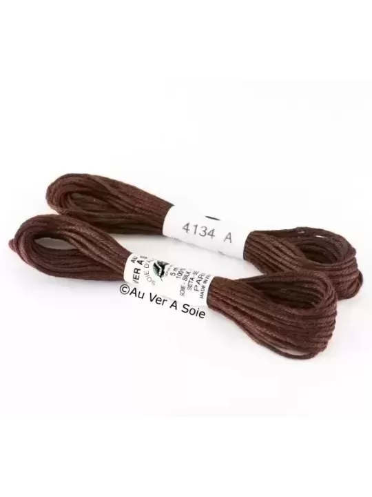 AU VER À SOIE - SOIE D'ALGER Marron N° 4134