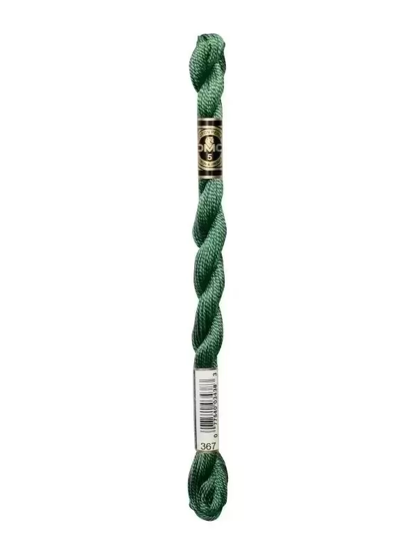 DMC Coton Perlé N° 3 (Art. 115) 367 Laurier vert