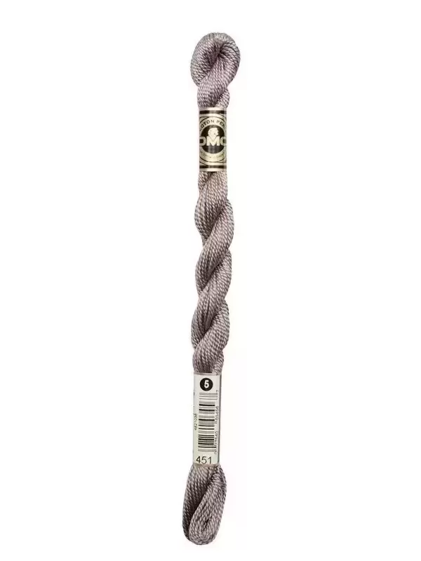 DMC Coton Perlé N° 3 (Art. 115) 451 Petit gris