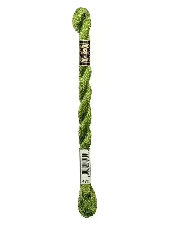 DMC Coton Perlé N° 3 (Art. 115) 470 Vert olive