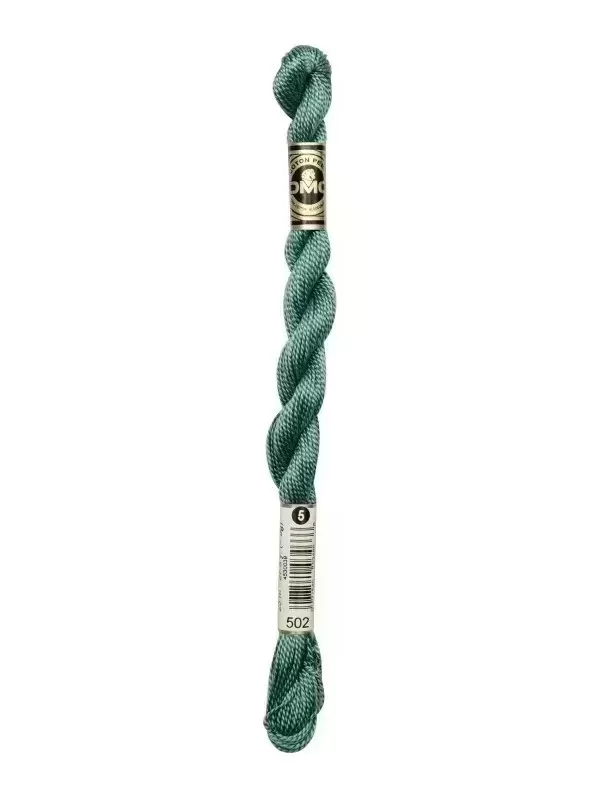 DMC Coton Perlé N° 3 (Art. 115) 502 Vert amande