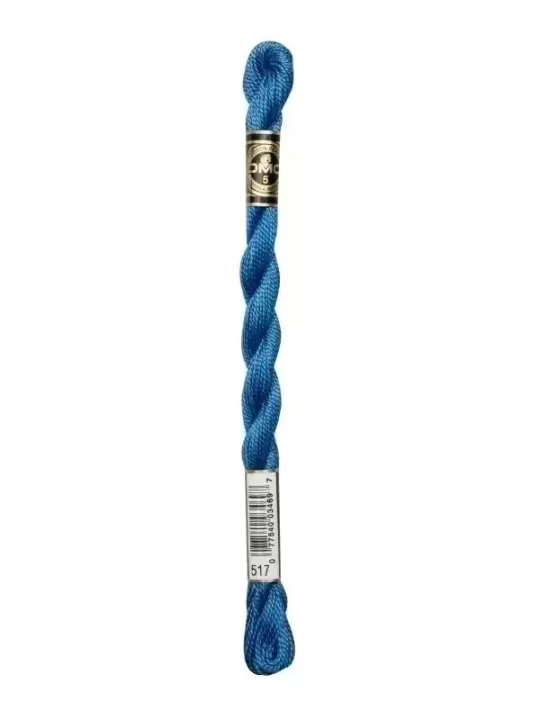 DMC Coton Perlé N° 3 (Art. 115) 517 Grand bleu