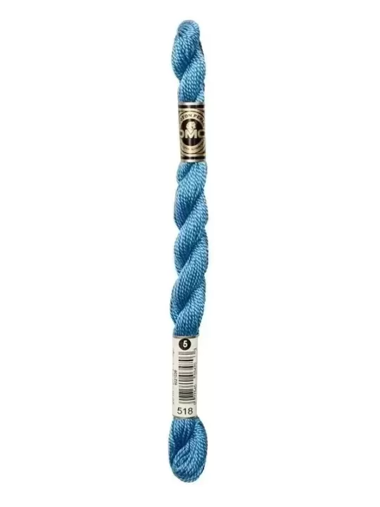 DMC Coton Perlé N° 3 (Art. 115) 518 Bleu Nattier